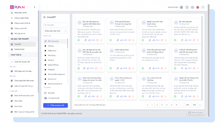 Prompt library